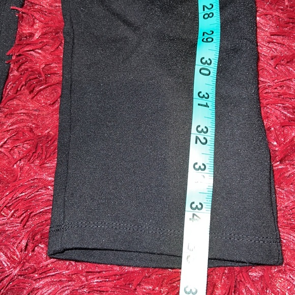 Tahari black tailored gold button military skinny dress pants Sz L - Picture 6 of 10